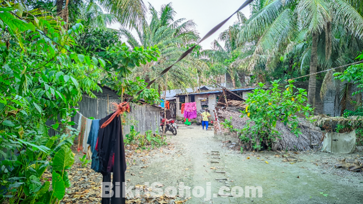 বাড়ির সব জমি বিক্রি হইবে দাম ছয় কাঠা (৩৫ লাখ)